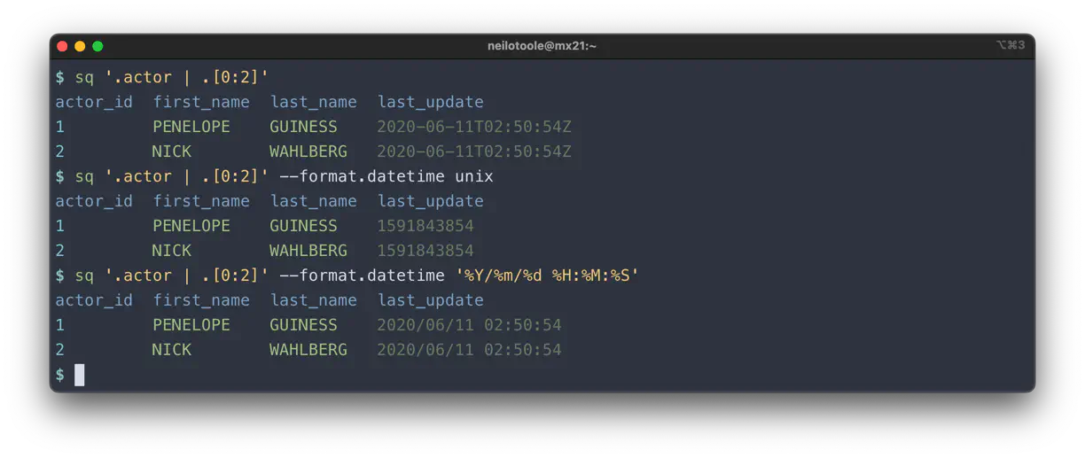 sq query datetime